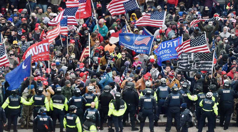 US Capital riot anniversary, domestic terrorism in action