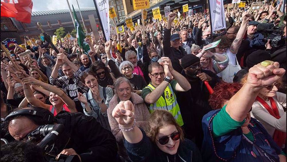 Protesters rally across UK as cost of living crisis deepens 