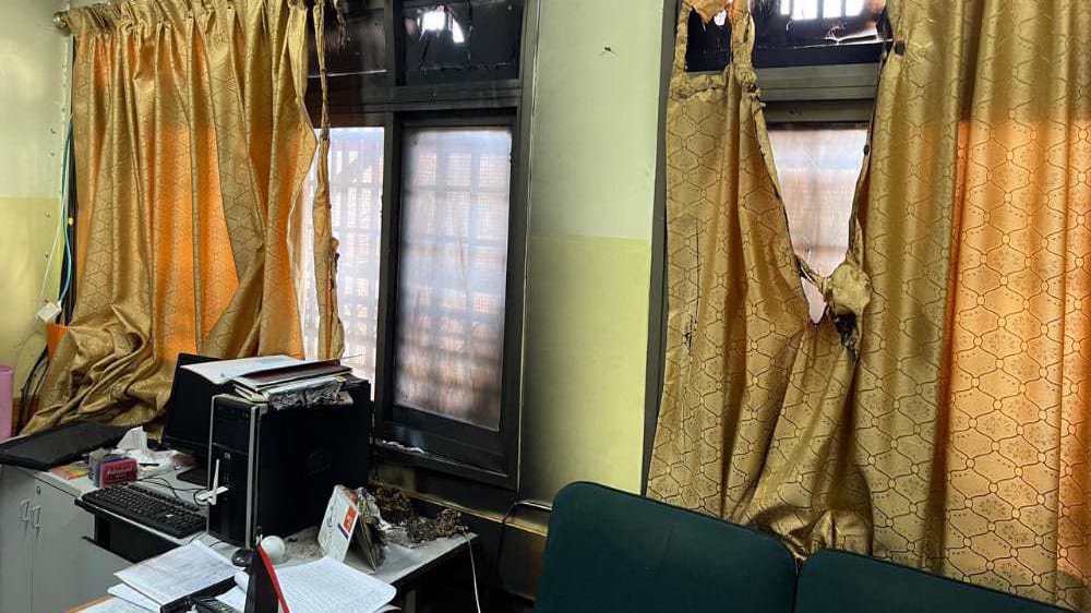 Israeli settlers attack school in West Bank, set fire to classroom