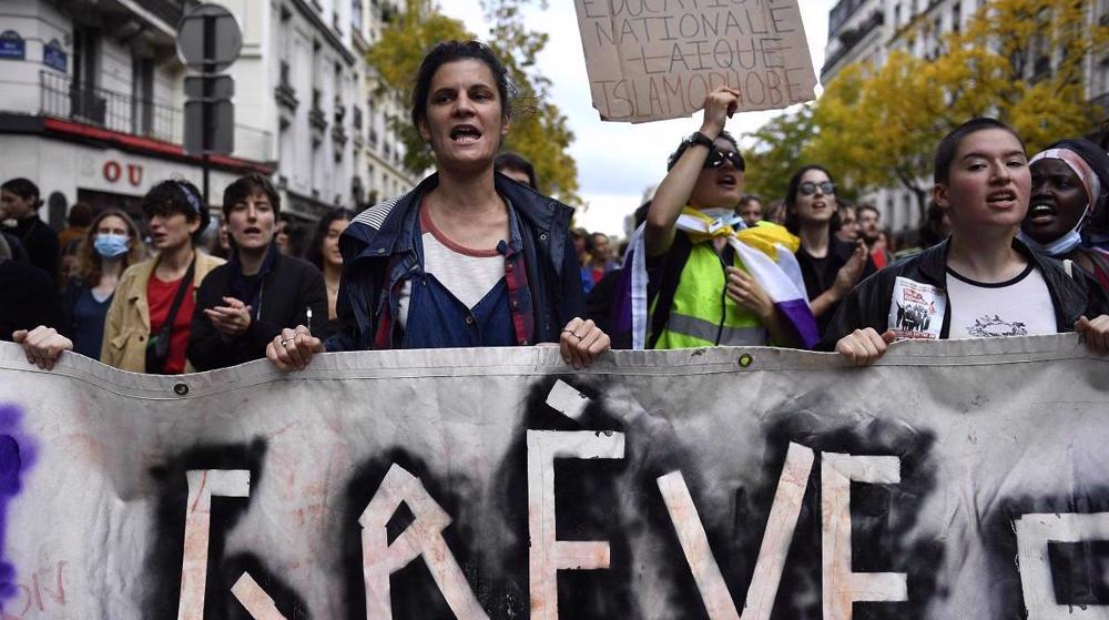 French unions begin nationwide transport strike amid fuel crisis 