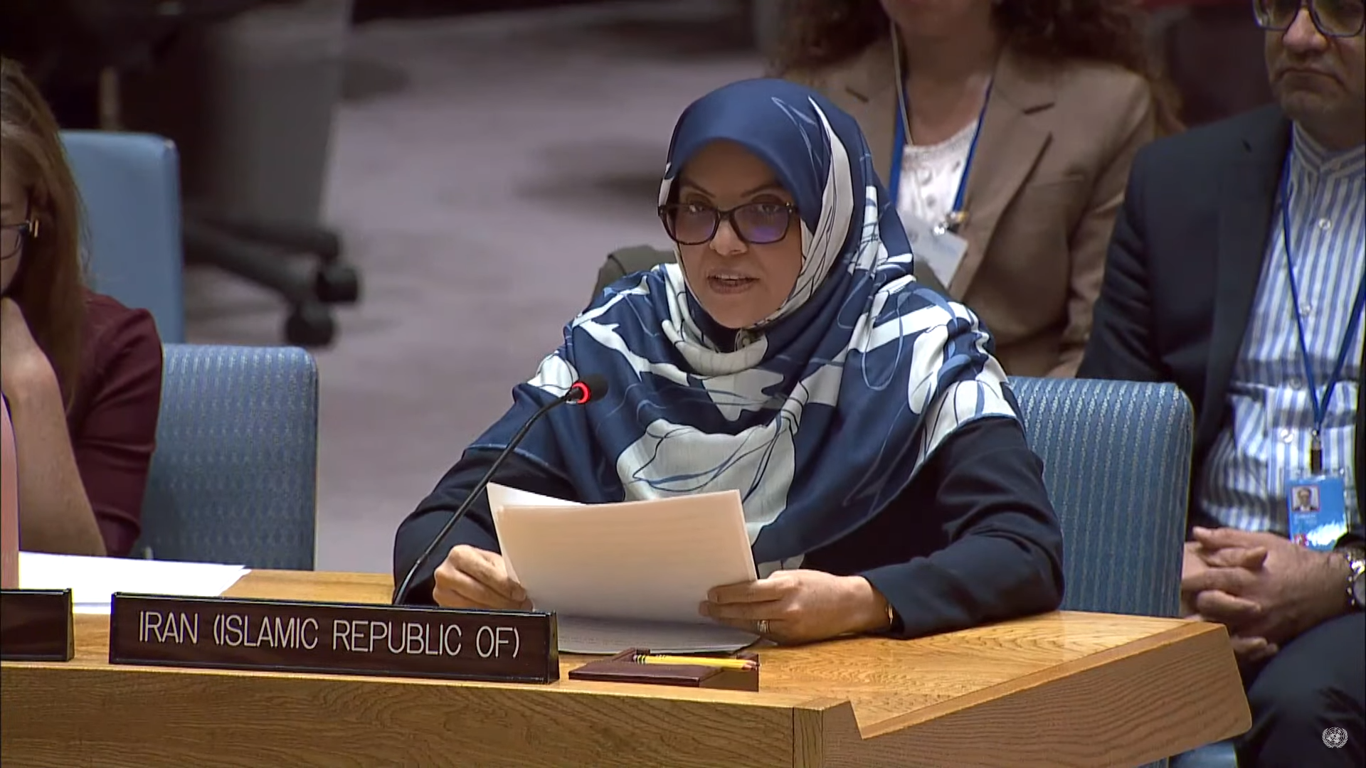 'Iranian women need no caretaker', envoy tells Western states  