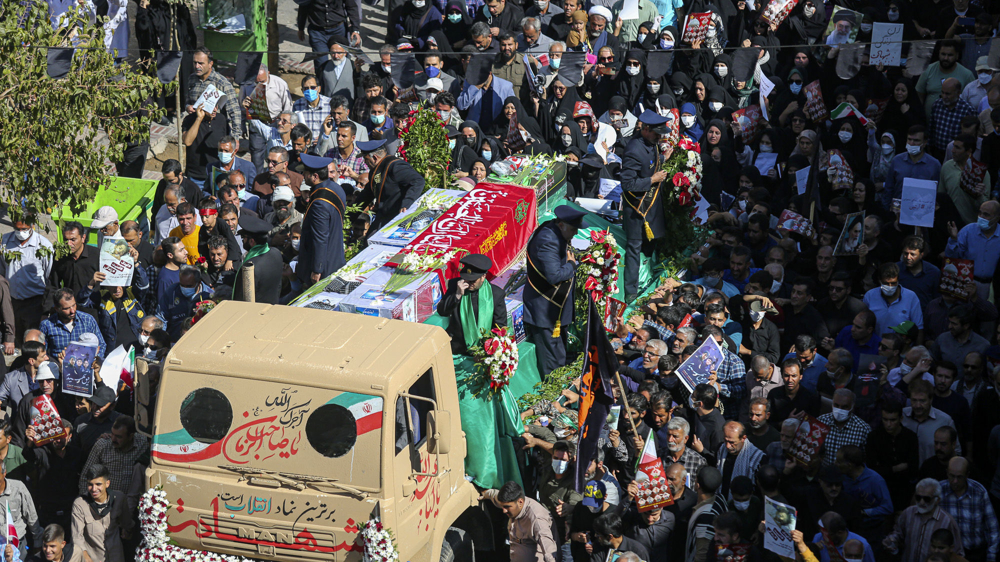Iranians protest to condemn Shiraz terrorist attack, demand prosecution of perpetrators