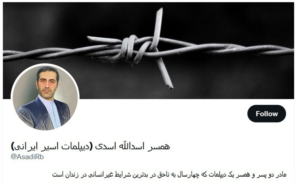 Assadollah Assadi’s wife recounts jailed Iranian diplomat’s excruciating ordeal