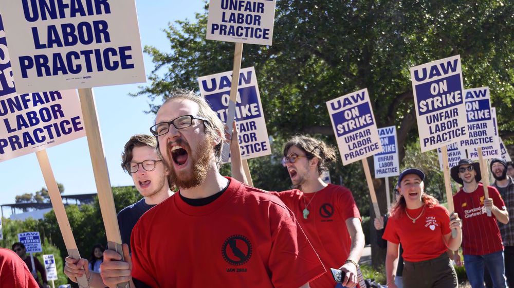 California strike: Academic workers in state universities protest low pay