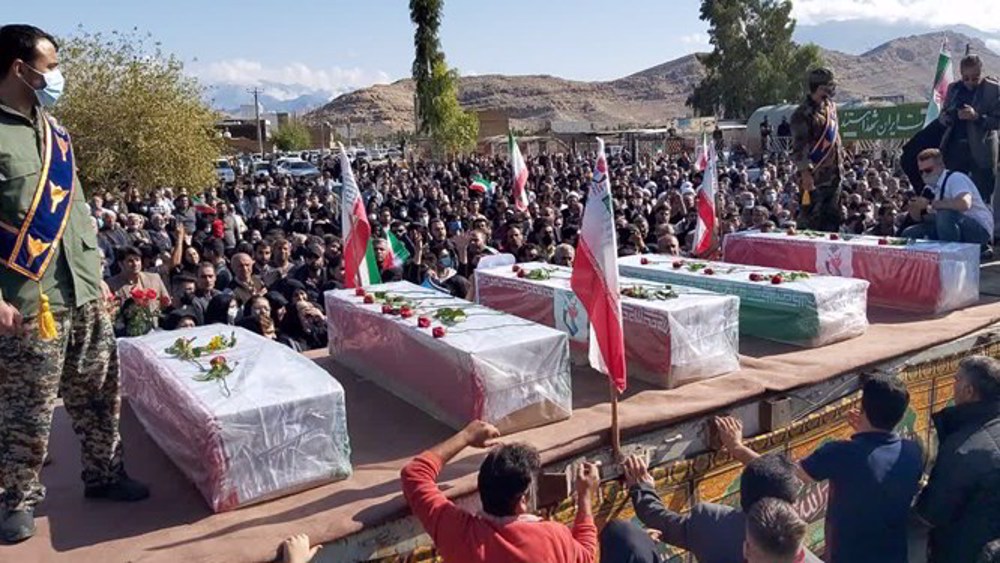 Funérailles des cinq victimes de l'attentat terroriste d'Izeh