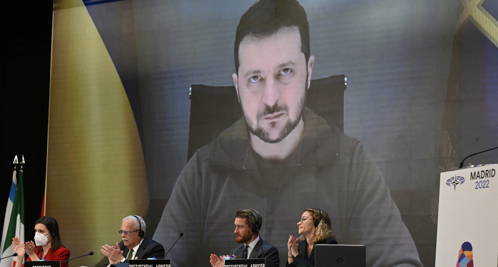 Zelensky pleads with Ukrainians to preserve energy as power system crippled