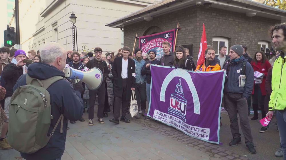 UK campuses hit by biggest ever university strike over pay, pensions