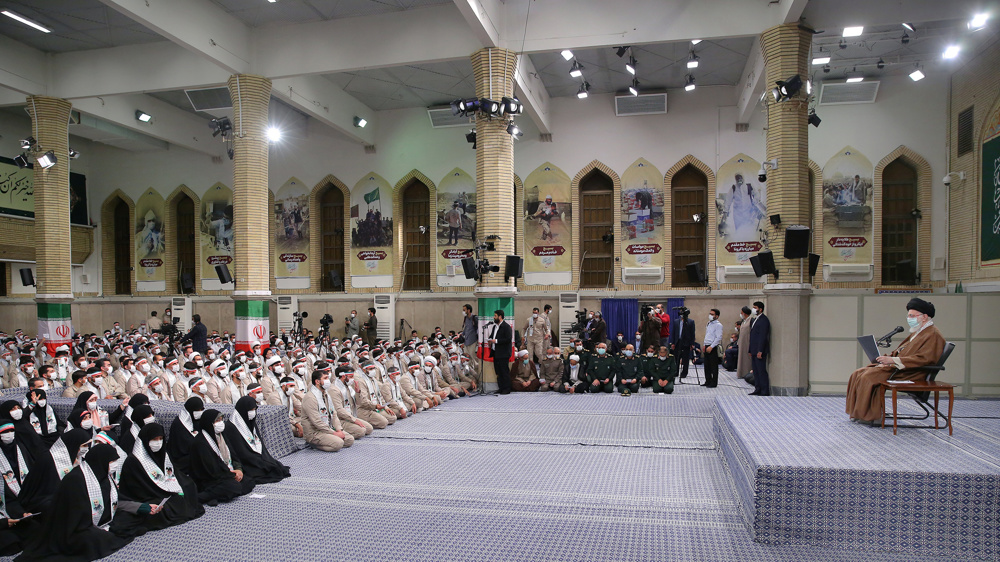 Leader: Iran's main confrontation is with global hegemony, not a bunch of rioters