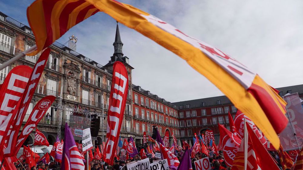 Thousands of people protest in Madrid amid Spain’s high inflation