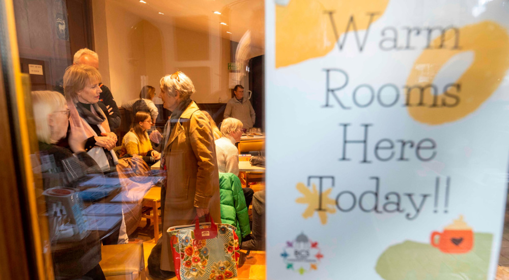 Thousands of 'warm banks' set up across UK as cost of living crisis deepens