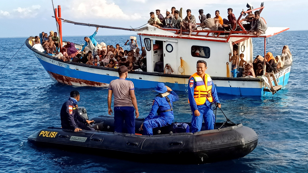 Dozens of Rohingya refugees reach Indonesia, while 180 others feared dead