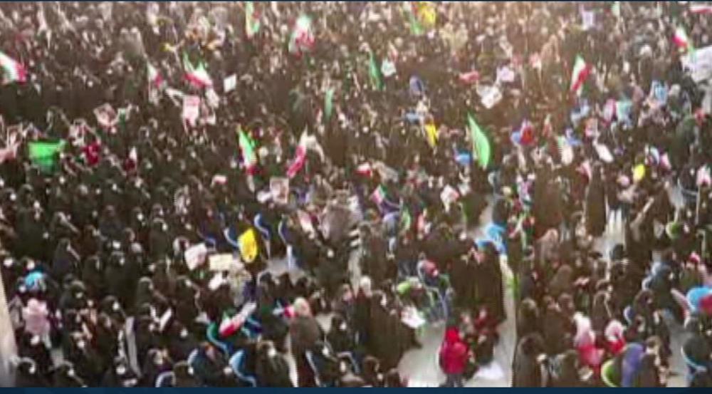 Iranians take part in nationwide rallies to commemorate the ‘9th of Dey epic’