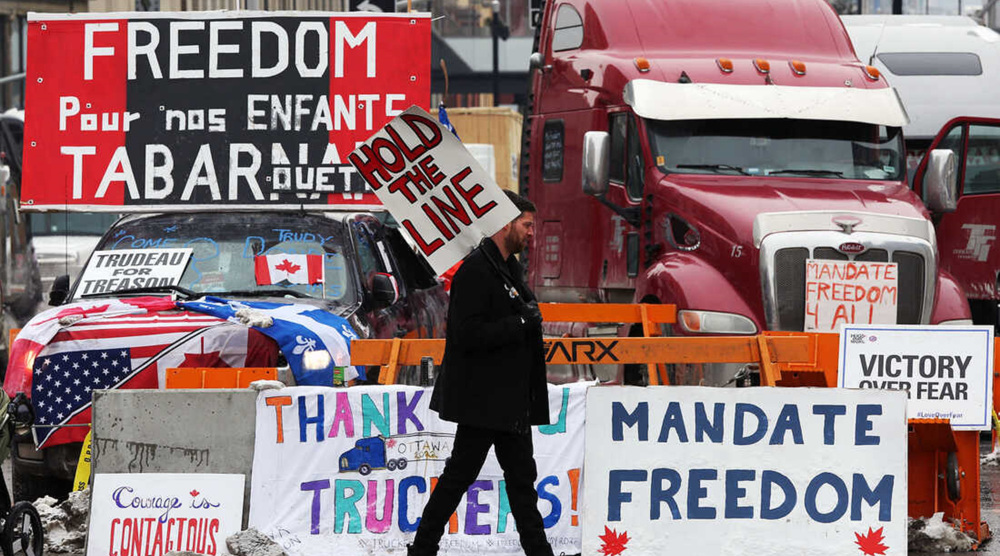 Les "truckers" qui écraseront sa Majesté ?
