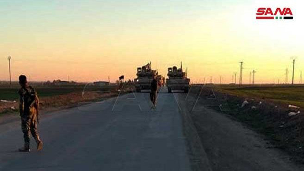 Villagers block US convoy in northeast Syria, force it to turn back