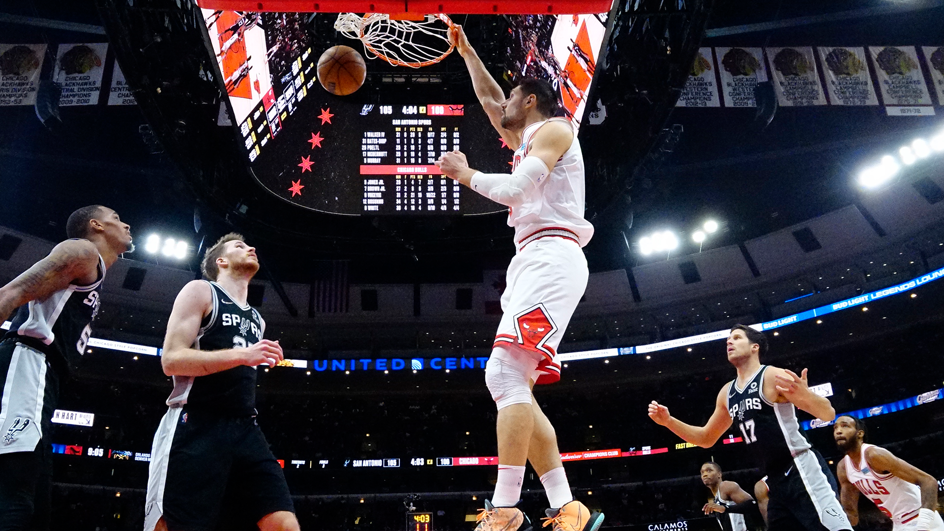 NBA: Chicago Bulls 120-109 San Antonio Spurs