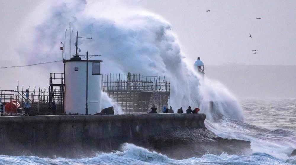First ever red alert for London, army put on standby as storm hits UK