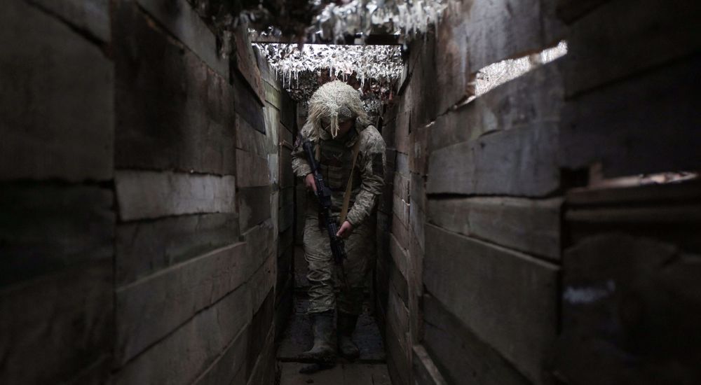 Ukraine says soldier killed amid West's drumbeat of war with Russia