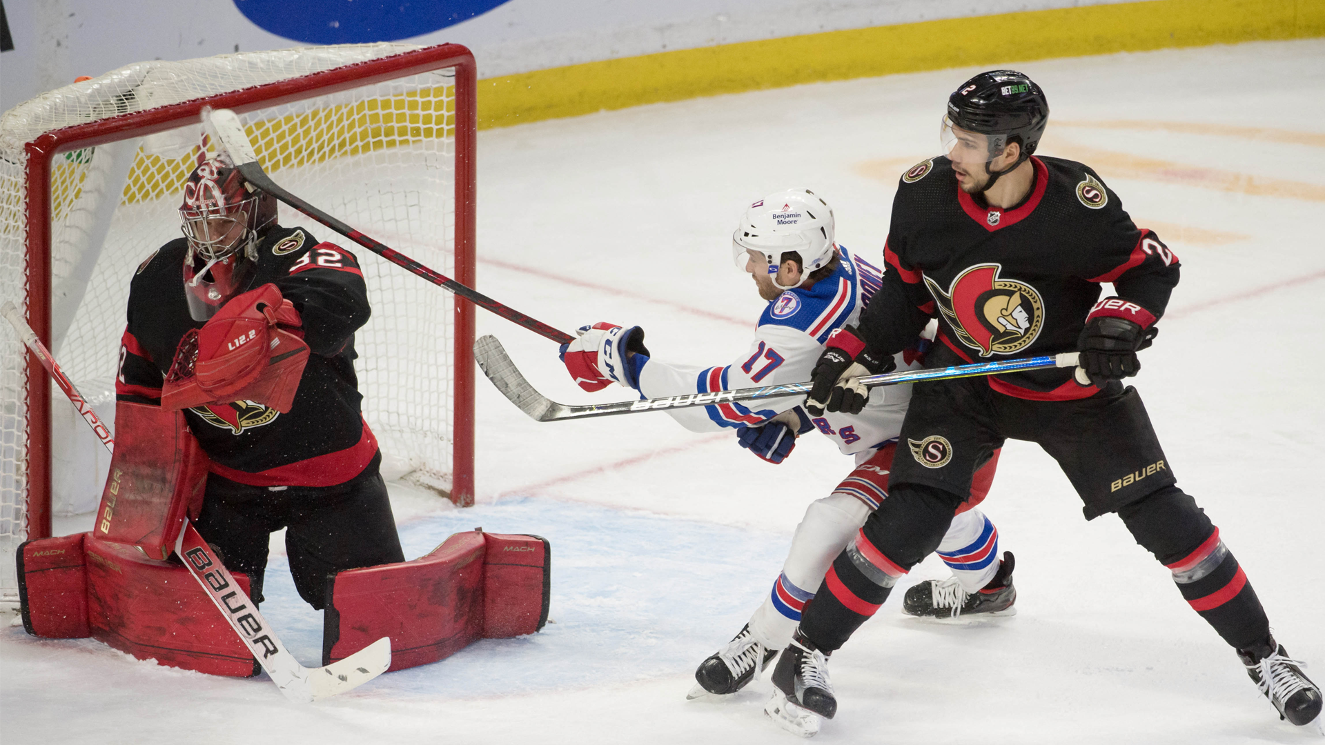 NHL: Ottawa Senators 1-2 New York Rangers