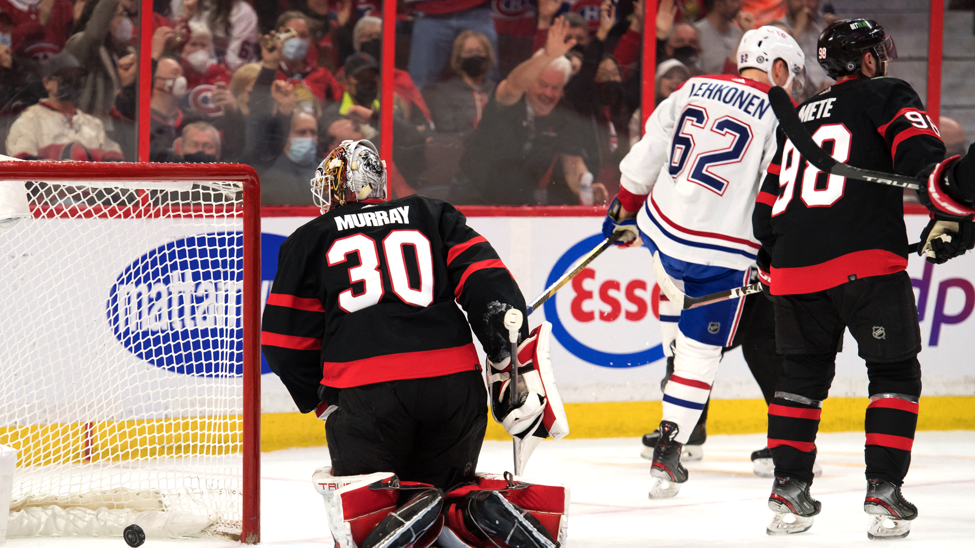 NHL: Ottawa Senators 1-2 Montreal Canadiens