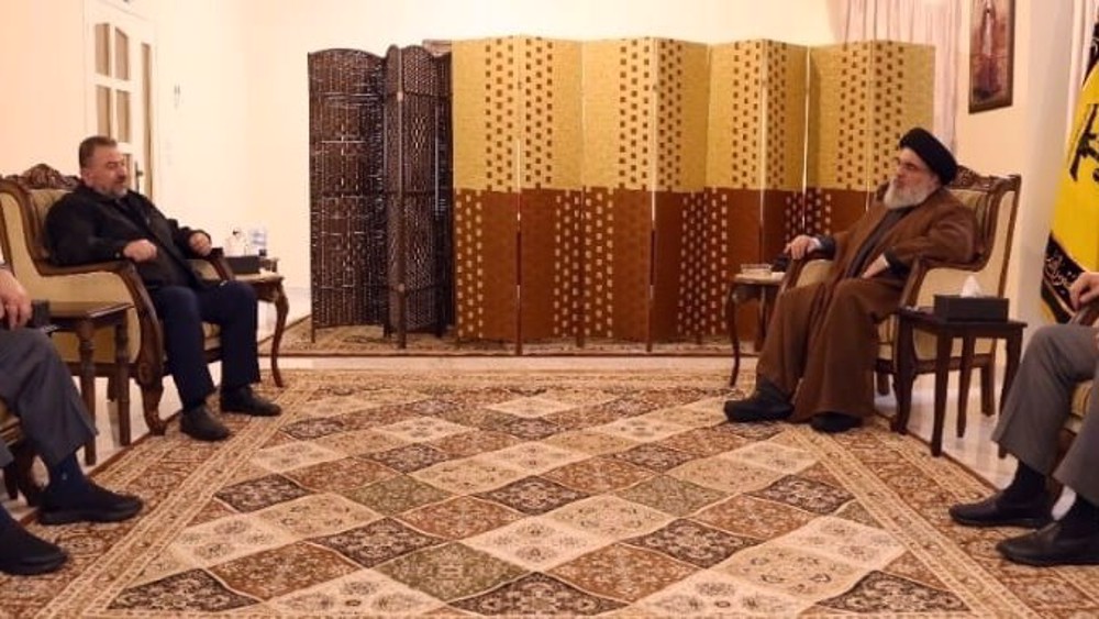 Hamas delegation, Hezbollah chief discuss resistance against Israel 