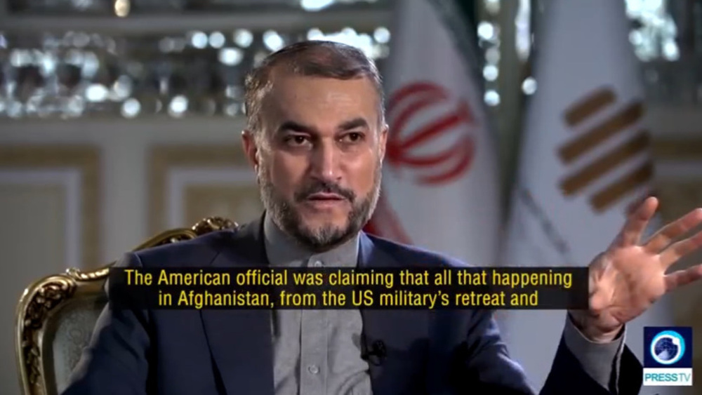Iran FM to Press TV: US had no other option than ‘embarrassing’ Afghanistan exit