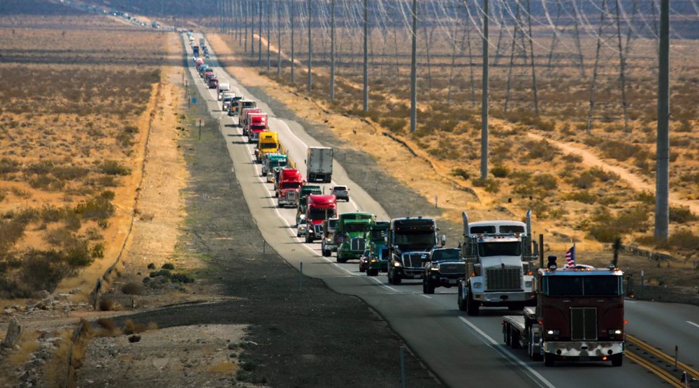 Truckers head to DC ahead of Biden's first State of Union address 