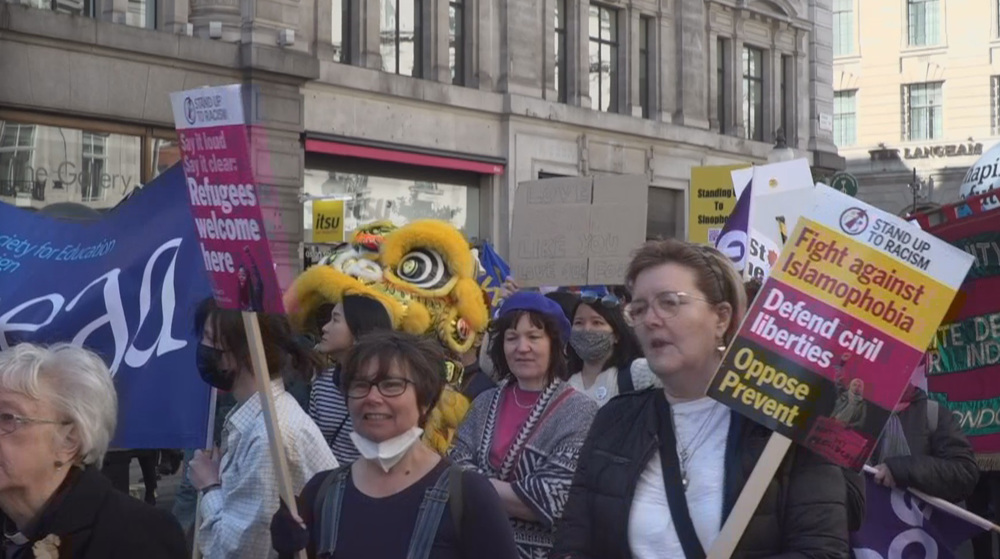 Thousands in London march for UN anti-racism day