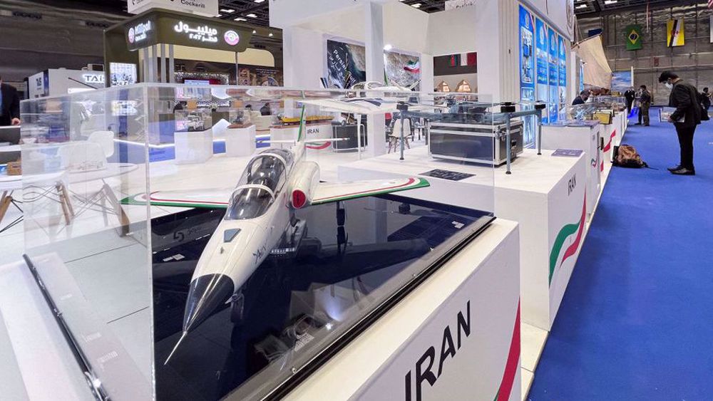 A military aircraft model 