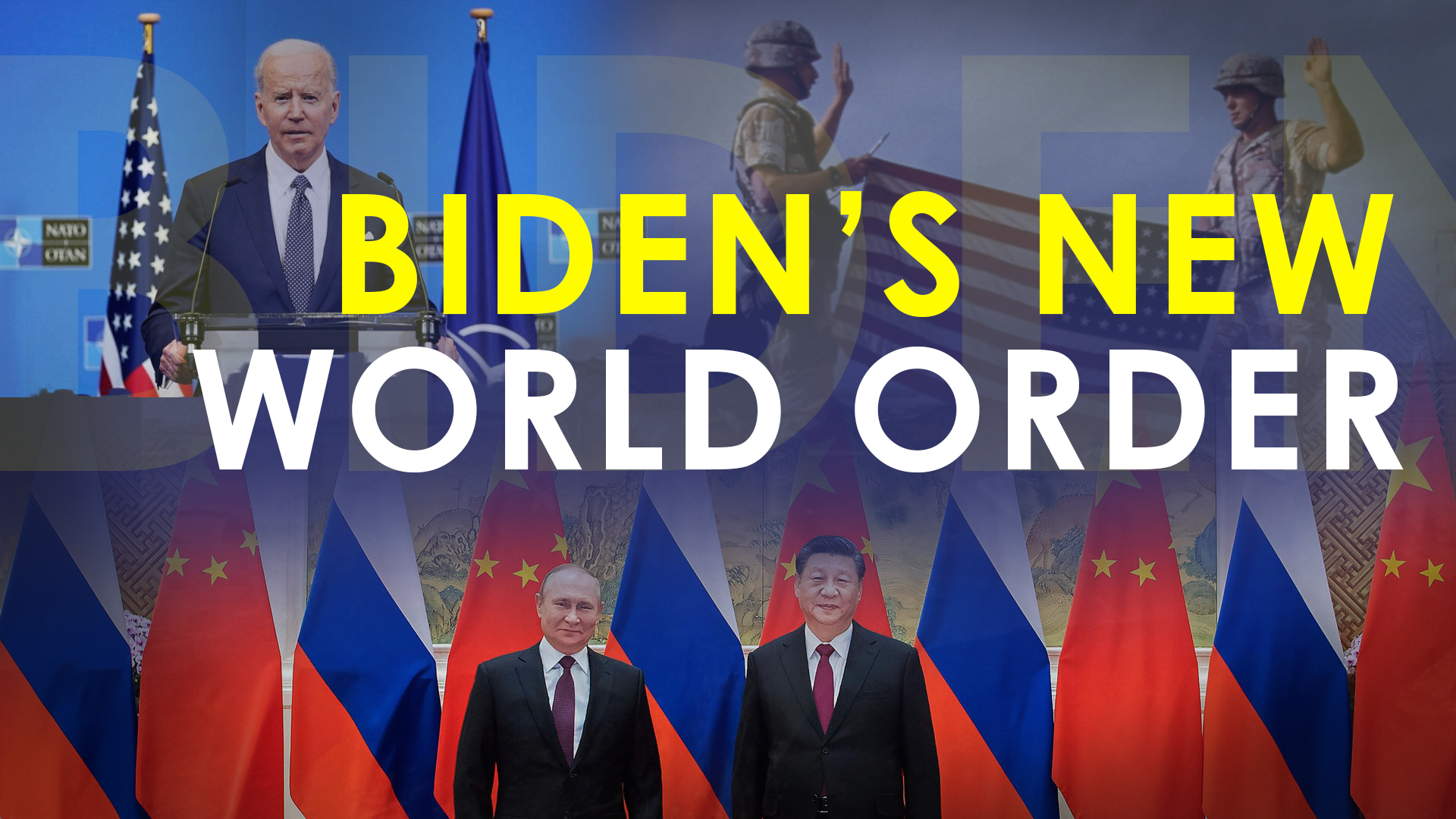 Biden's New World Order claim: Ok, as long as US rules