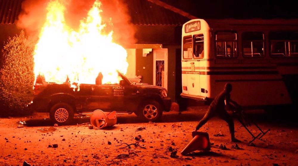 Sri Lankan security forces deployed in Colombo after night of violence