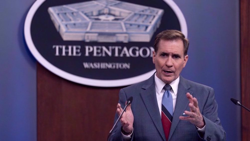 Pentagon claims Ukraine hit Russian warship with missiles