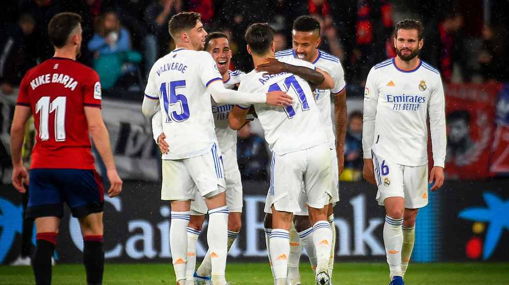 Spanish La Liga: Real Madrid 3-1 Osasuna