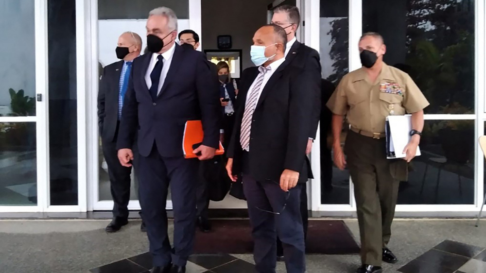 US warns Solomon Islands of response over security pact with China