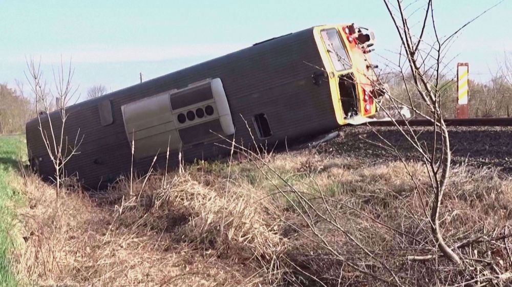 Five killed, more than 10 injured as truck crashes into train in Hungary