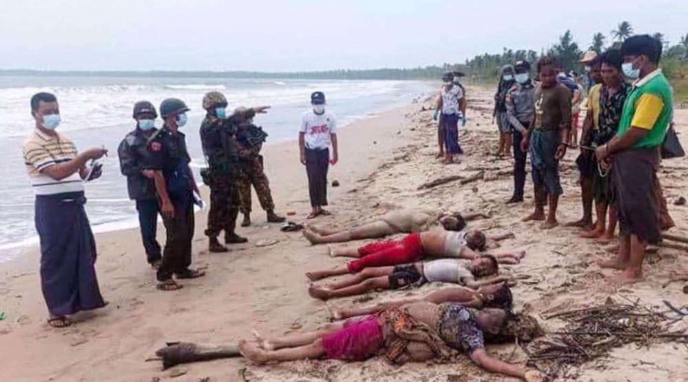 At least 17 Rohingya, including children, killed after boat sinks off Myanmar