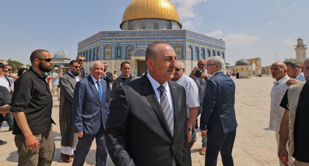 A day after affirming support for Palestine, Turkey's FM bats for Israel normalization