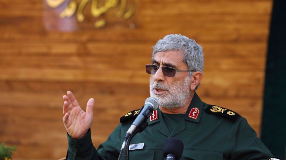 Israelis dare not fire single bullet toward Hezbollah, warns Quds Force chief