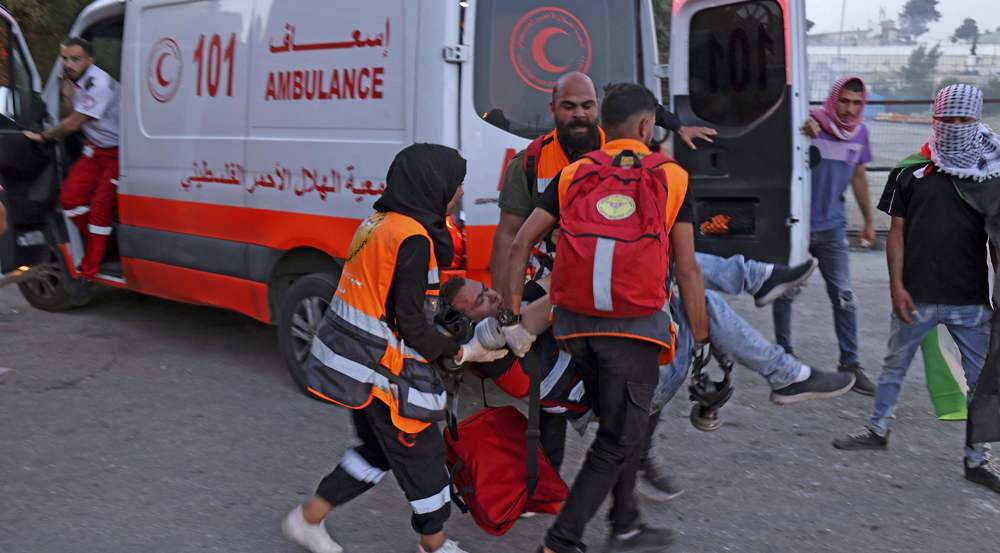Scores of Palestinians injured as Israeli extremists stage ‘flag march’