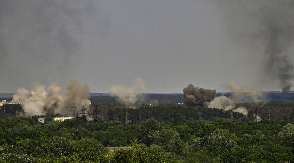 Russia takes control of half of key city in east Ukraine