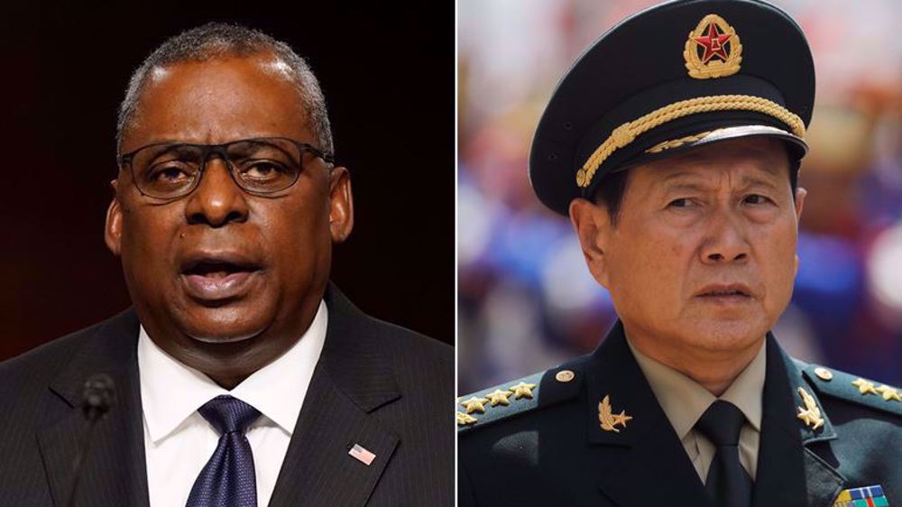 US, China military chiefs meet, exchange barbs 