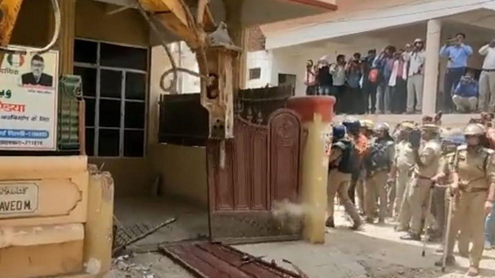 India razes Muslim activist’s house after protests against blaspheming Prophet