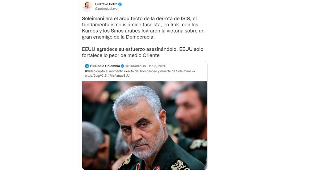 Le CGRI en Colombie?