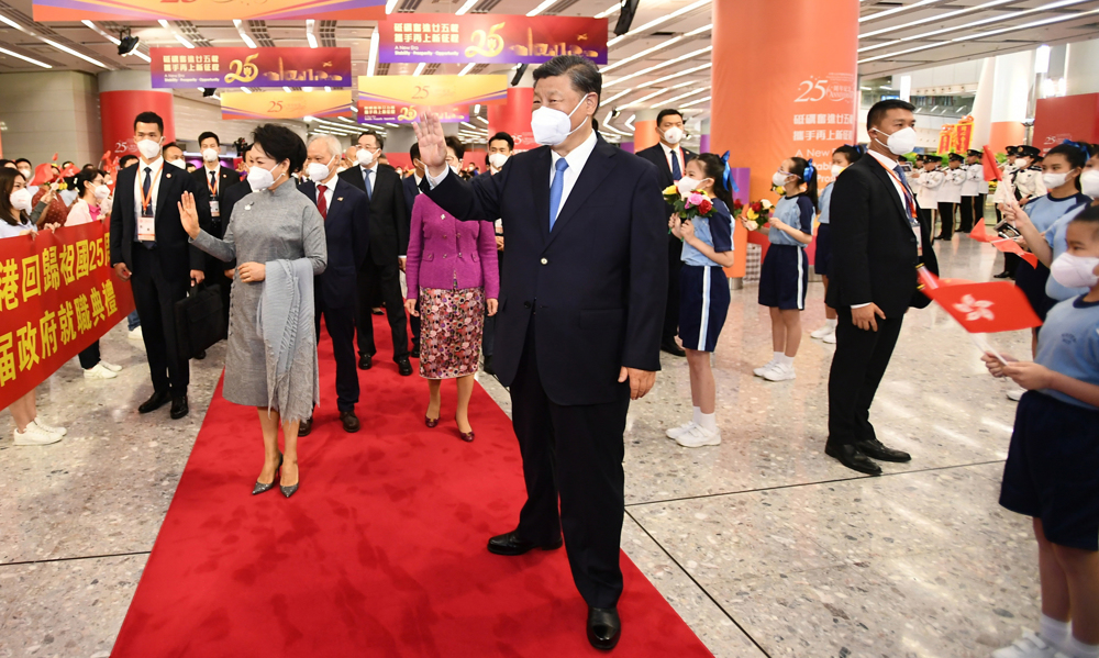 ‘Risen from the ashes’: China's Xi hails Hong Kong's ‘one country, two systems’ policy 