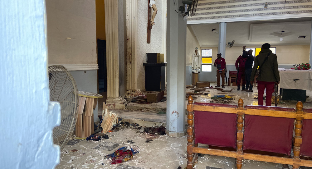 'Evil and wicked': More than 50 feared dead in Nigeria church attack