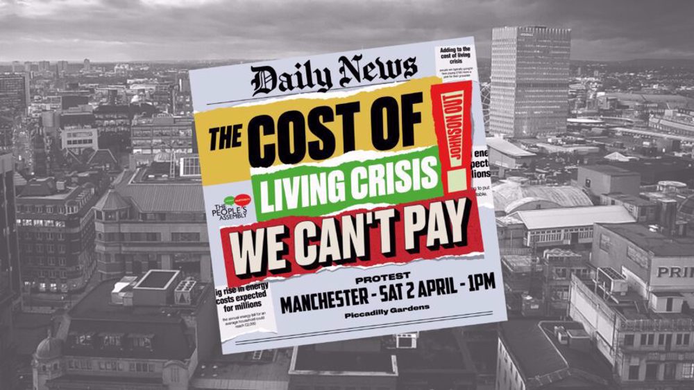 People's Assembly in UK calls for unified action amid cost of living crisis