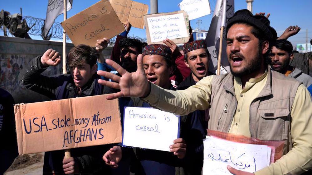 US drives half of Afghan population to starvation by not releasing frozen funds