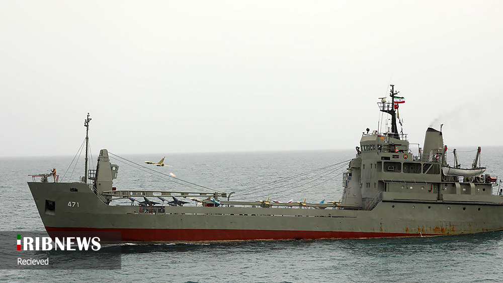 Iran unveils 1st naval drone carriers division in southern waters