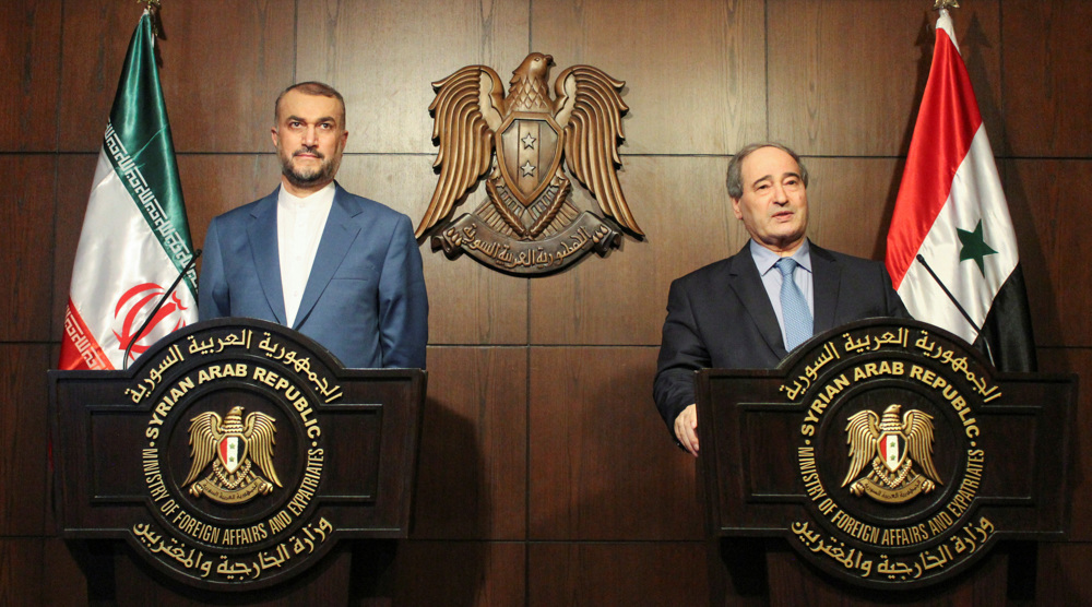 Iran, Syria reiterate resolution to confront Israeli threats, aggression