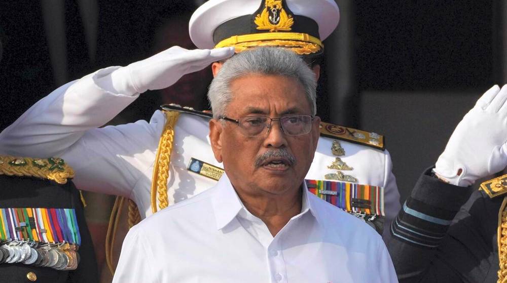 Rights group seeks arrest of ex-Sri Lanka president Rajapaksa in Singapore