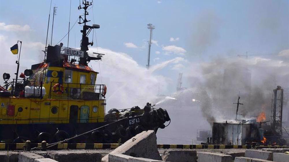 Moscow says Odesa strike targeted US-supplied arms